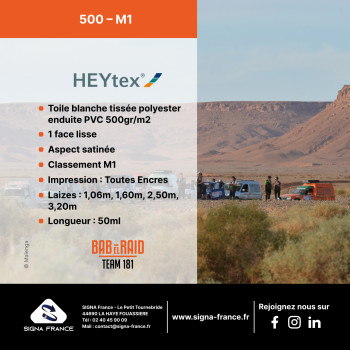 Découvrez notre Toile Heytex 500-M1 !